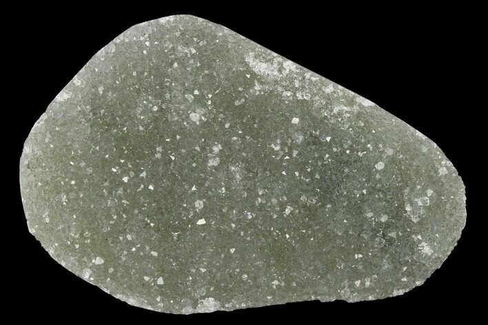 Cut, Green/Grey Quartz Crystal Cluster - Artigas, Uruguay #143196